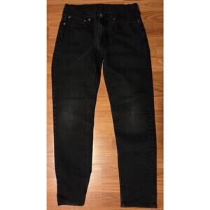 Levi's 531 Athletic Slim Fit Black Denim Jeans 32x32